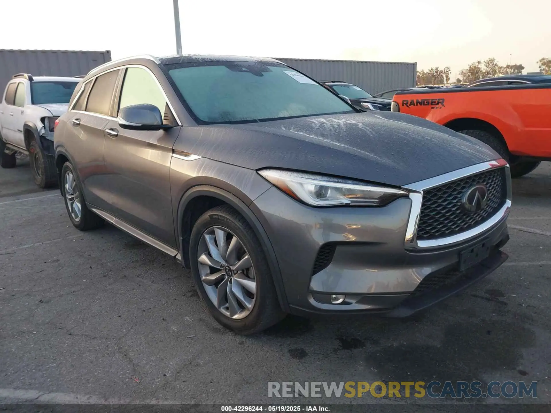 1 Photograph of a damaged car 3PCAJ5BA9MF124179 INFINITI QX50 2021