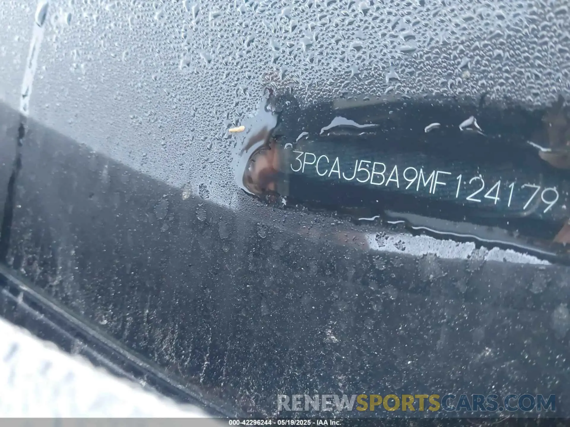 9 Photograph of a damaged car 3PCAJ5BA9MF124179 INFINITI QX50 2021