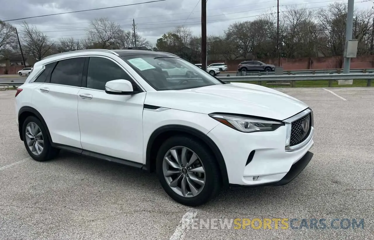 1 Photograph of a damaged car 3PCAJ5BAAMF106981 INFINITI QX50 2021