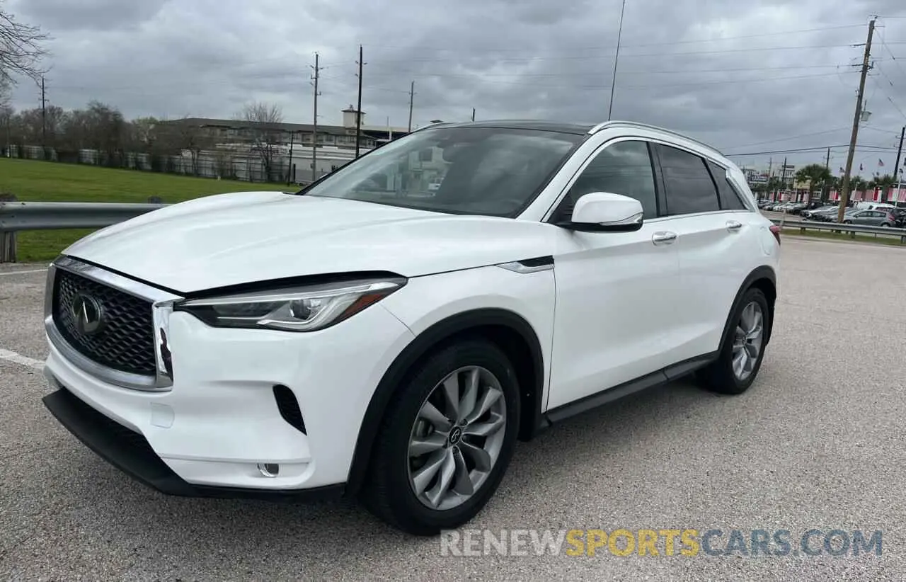 2 Photograph of a damaged car 3PCAJ5BAAMF106981 INFINITI QX50 2021