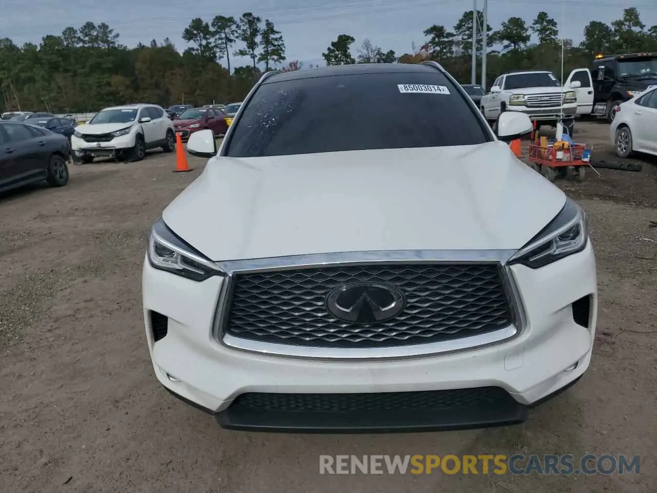 5 Photograph of a damaged car 3PCAJ5BAXMF107374 INFINITI QX50 2021
