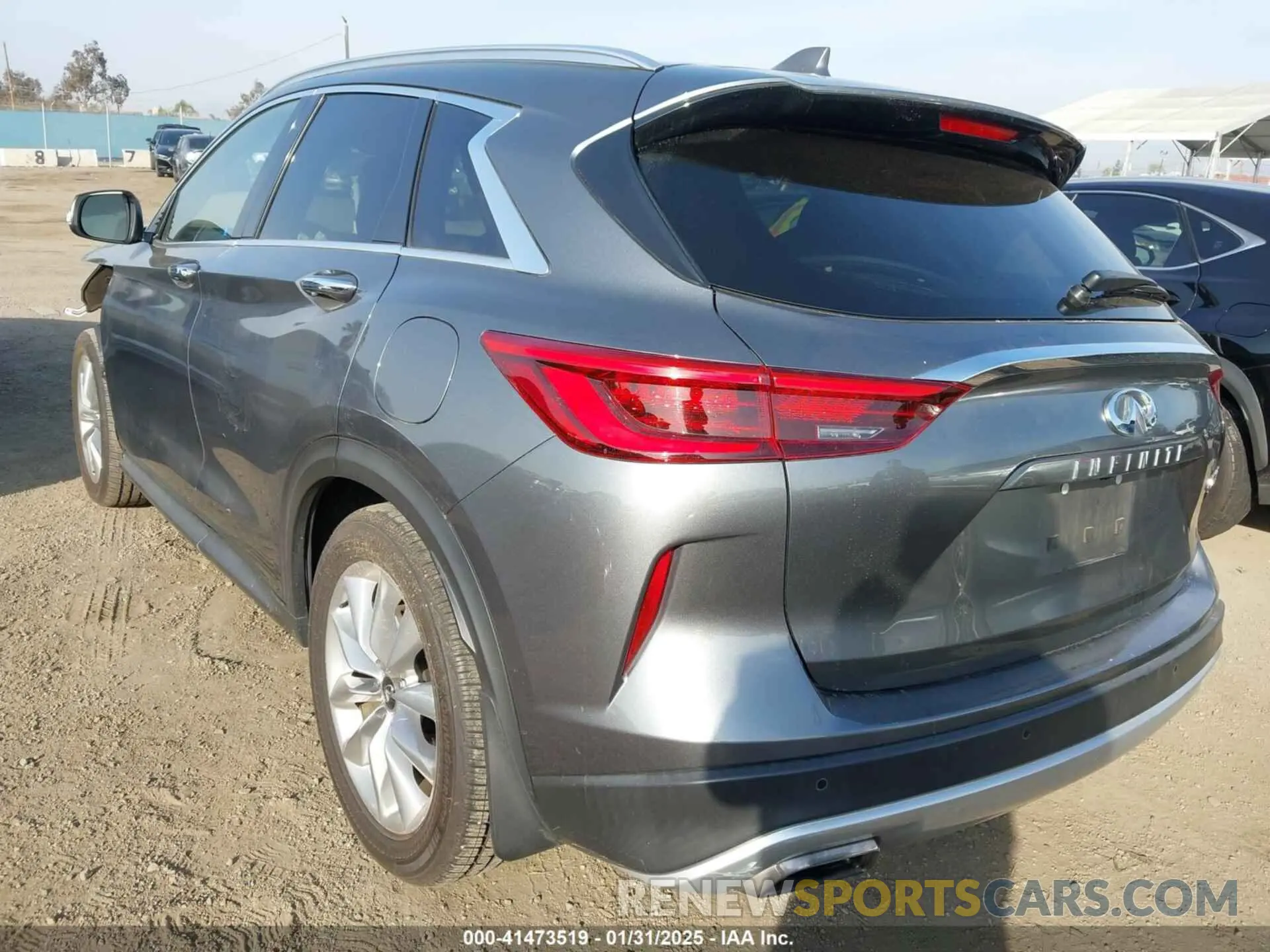 3 Photograph of a damaged car 3PCAJ5BAXMF118357 INFINITI QX50 2021
