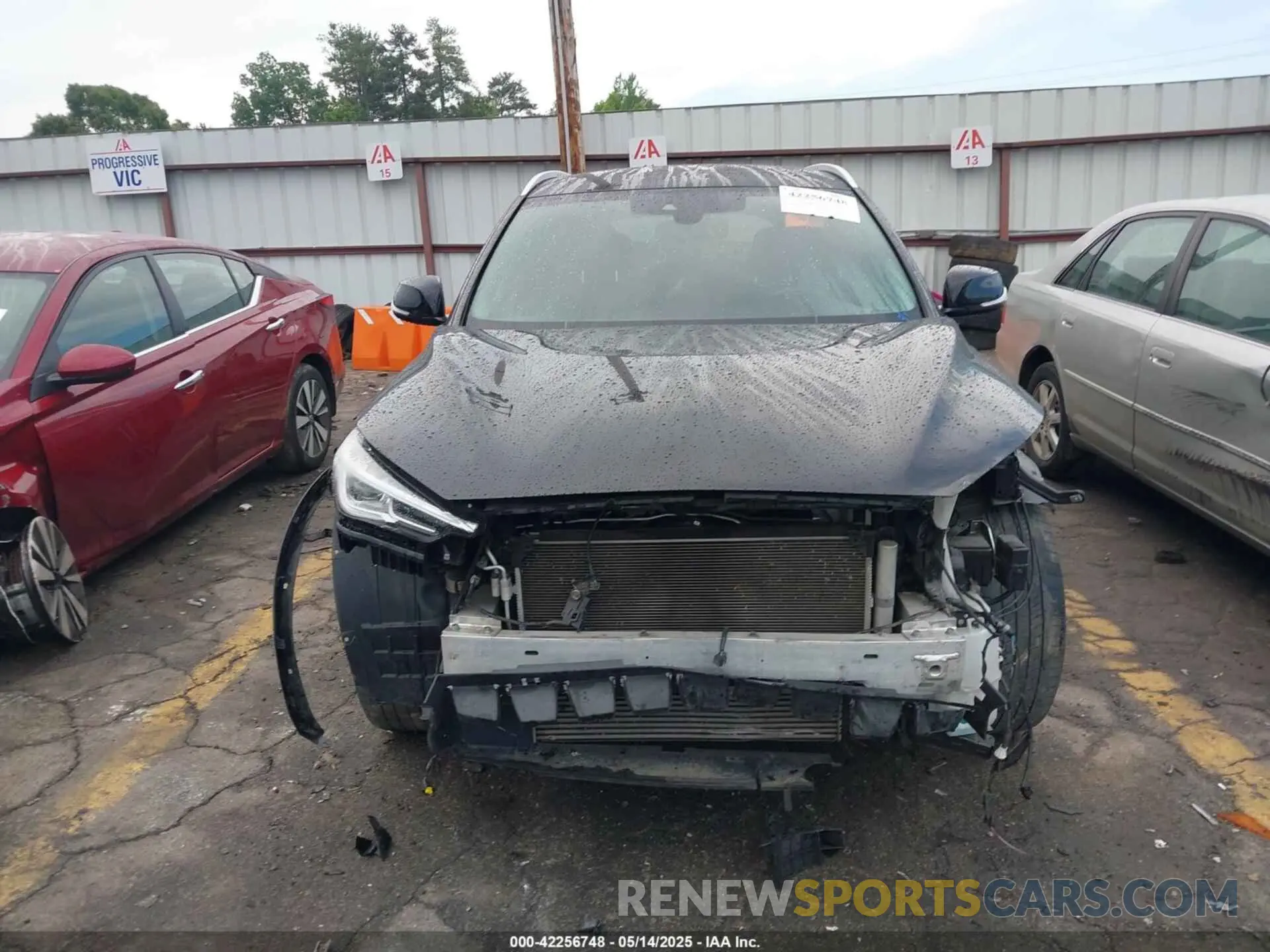 11 Photograph of a damaged car 3PCAJ5BAXMF119203 INFINITI QX50 2021
