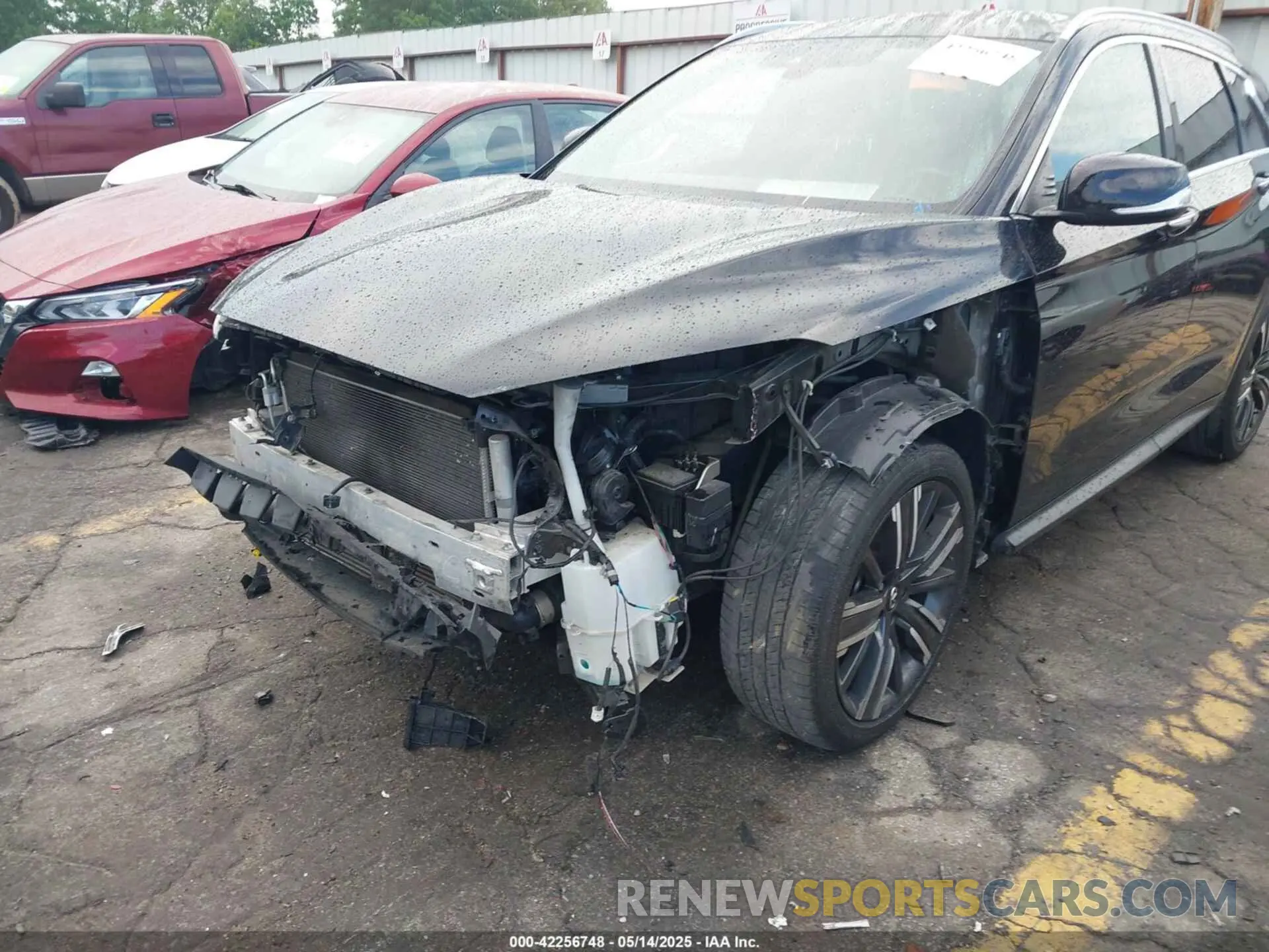 6 Photograph of a damaged car 3PCAJ5BAXMF119203 INFINITI QX50 2021