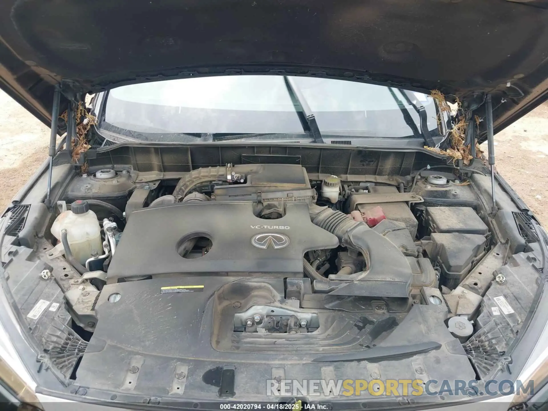 10 Photograph of a damaged car 3PCAJ5BAXMF125311 INFINITI QX50 2021