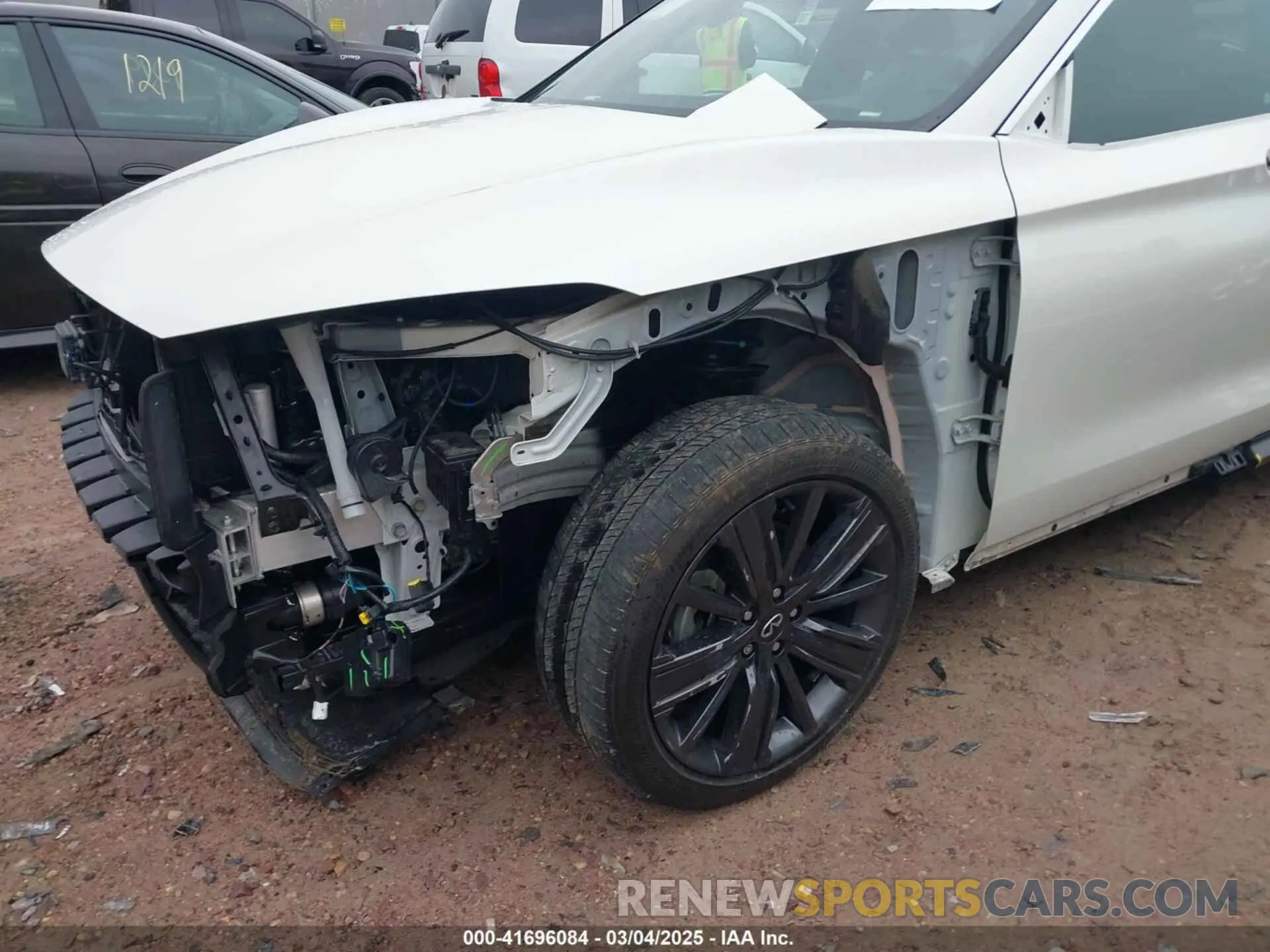 19 Photograph of a damaged car 3PCAJ5BB0MF105478 INFINITI QX50 2021