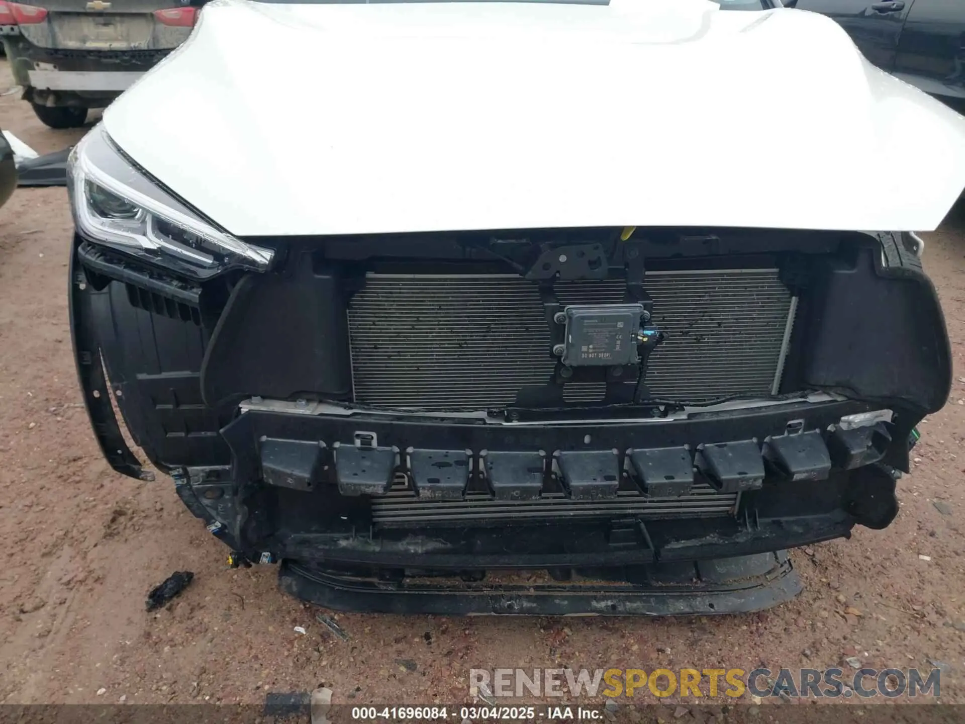 6 Photograph of a damaged car 3PCAJ5BB0MF105478 INFINITI QX50 2021