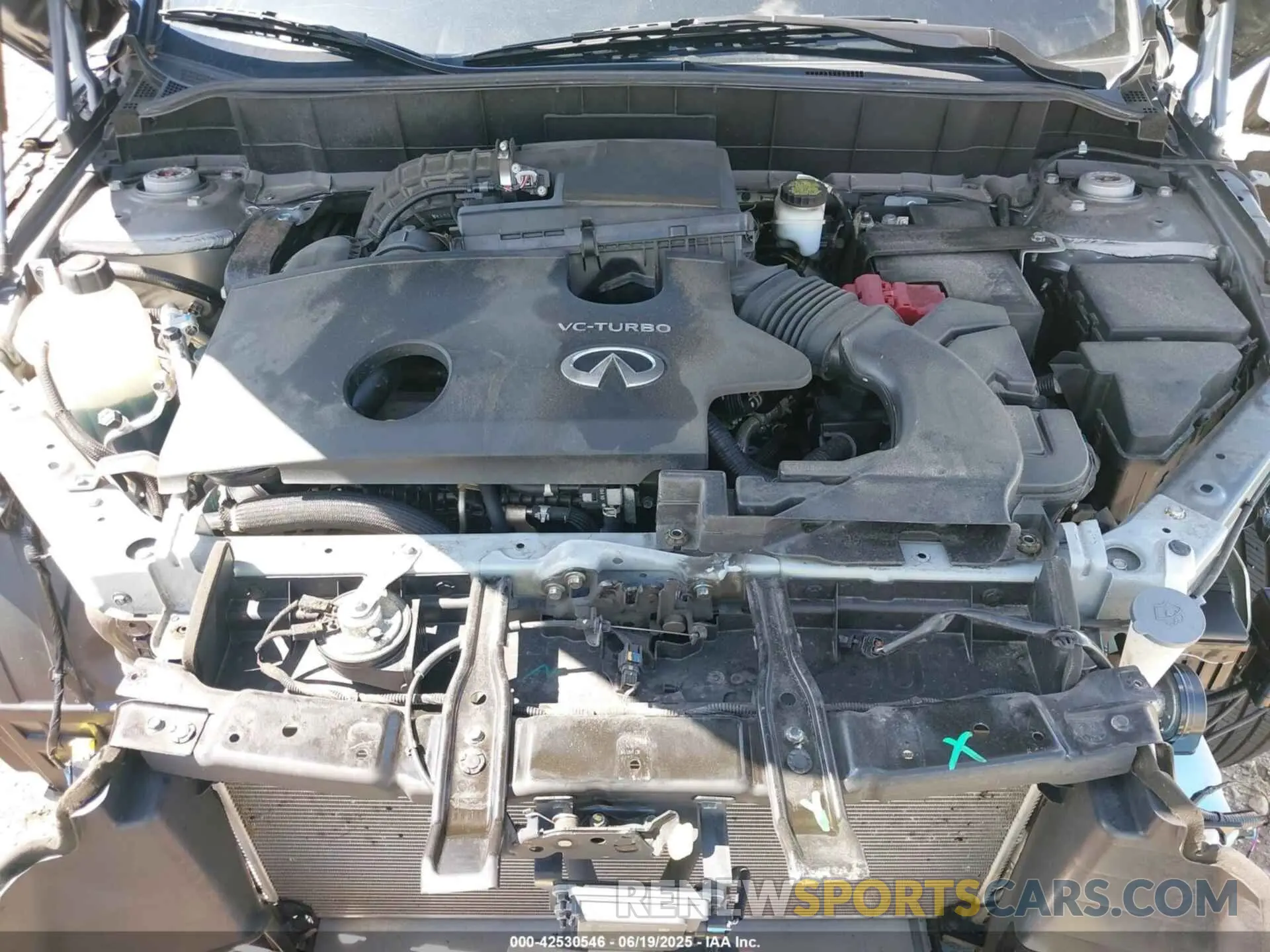 10 Photograph of a damaged car 3PCAJ5BB0MF109479 INFINITI QX50 2021