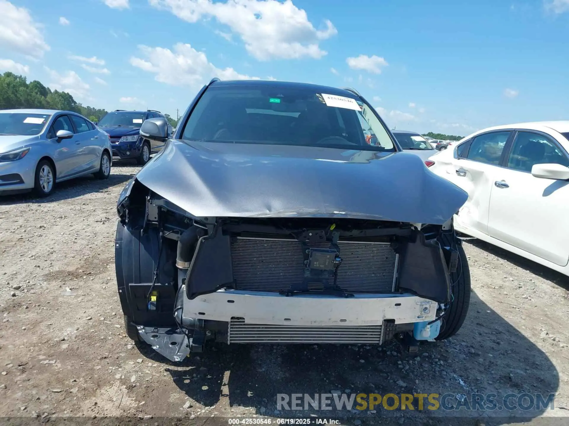 13 Photograph of a damaged car 3PCAJ5BB0MF109479 INFINITI QX50 2021
