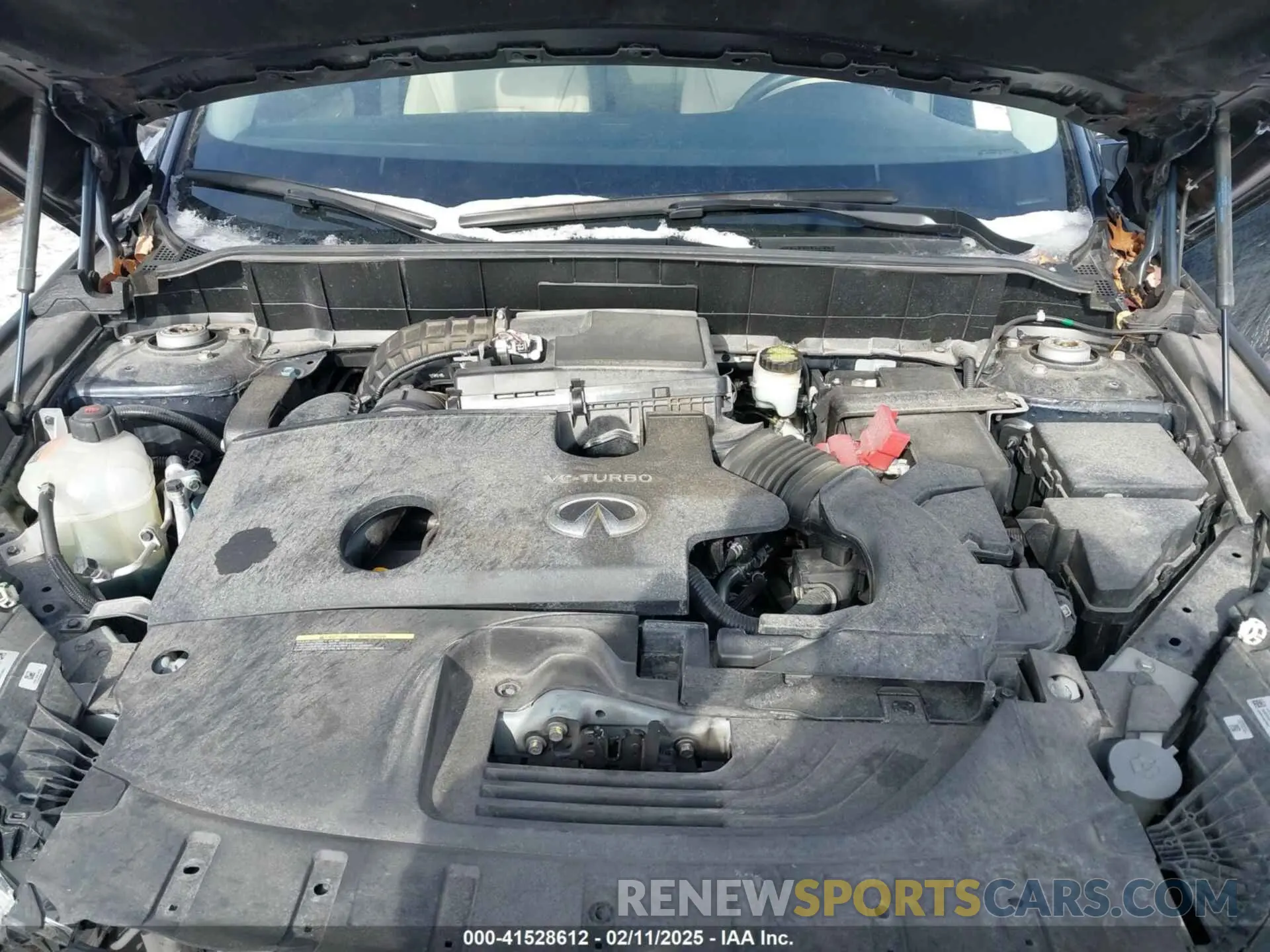 10 Photograph of a damaged car 3PCAJ5BB0MF116271 INFINITI QX50 2021