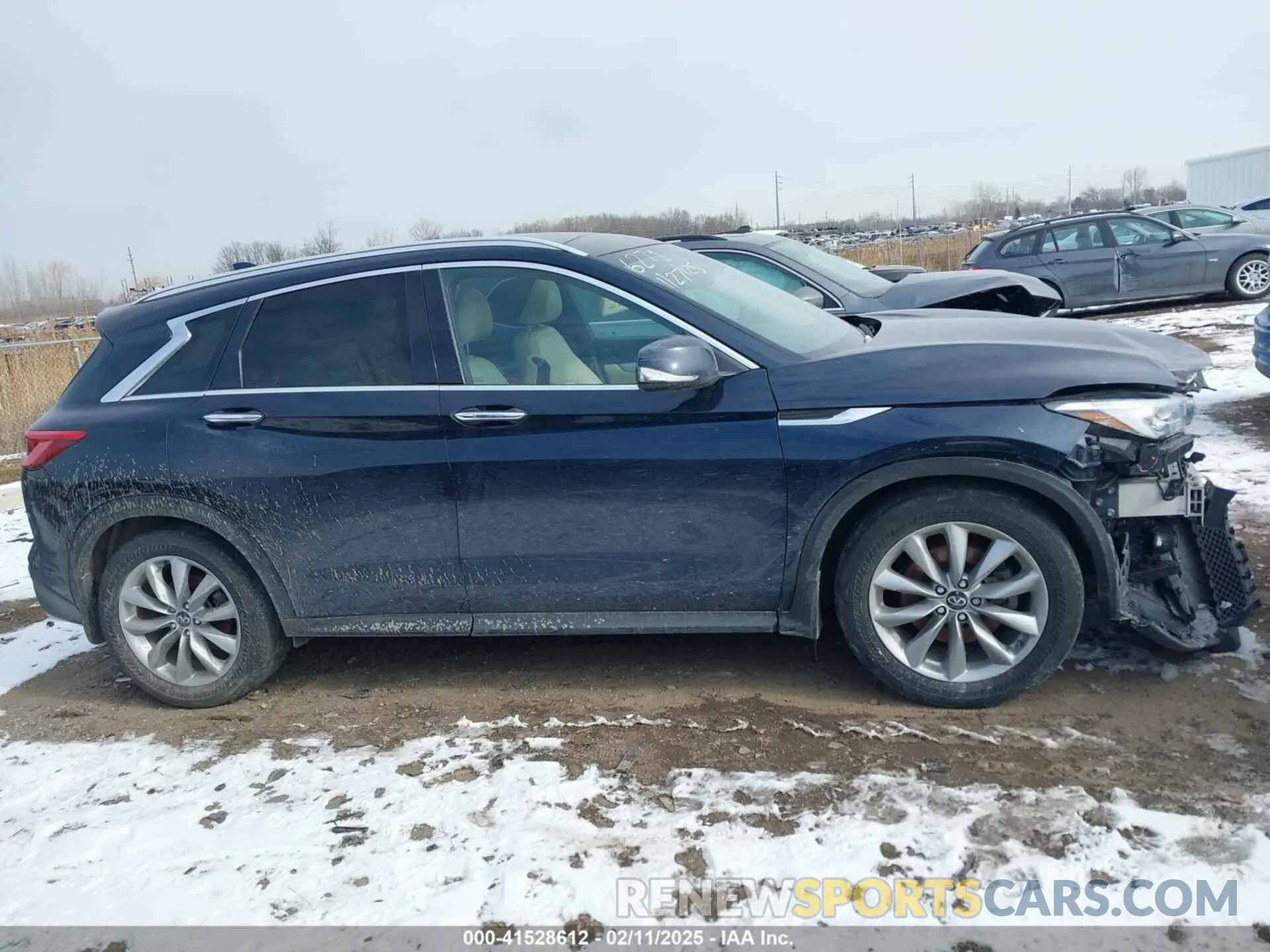 13 Photograph of a damaged car 3PCAJ5BB0MF116271 INFINITI QX50 2021