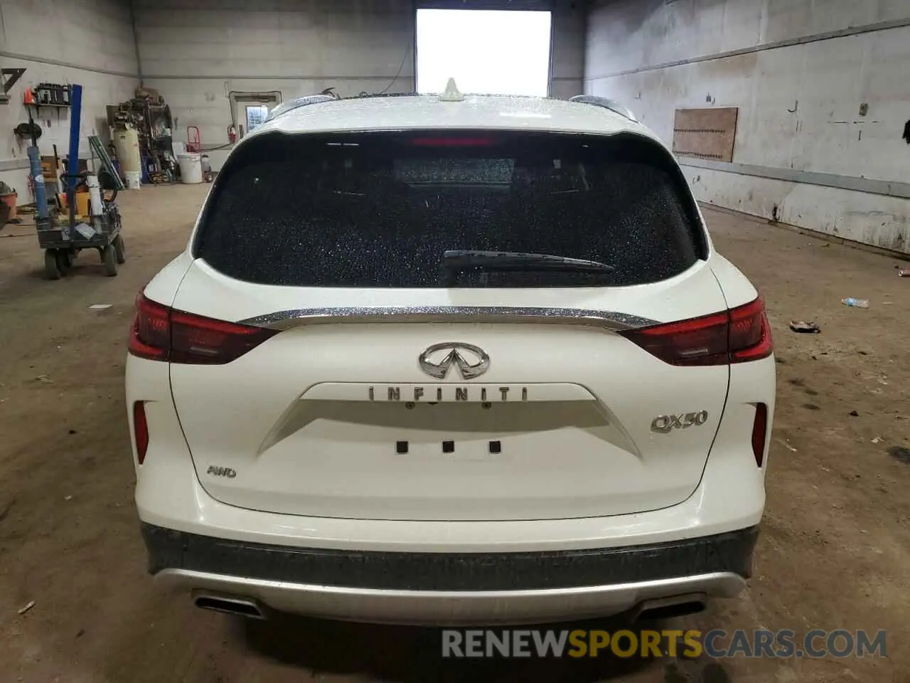 6 Photograph of a damaged car 3PCAJ5BB1MF109989 INFINITI QX50 2021