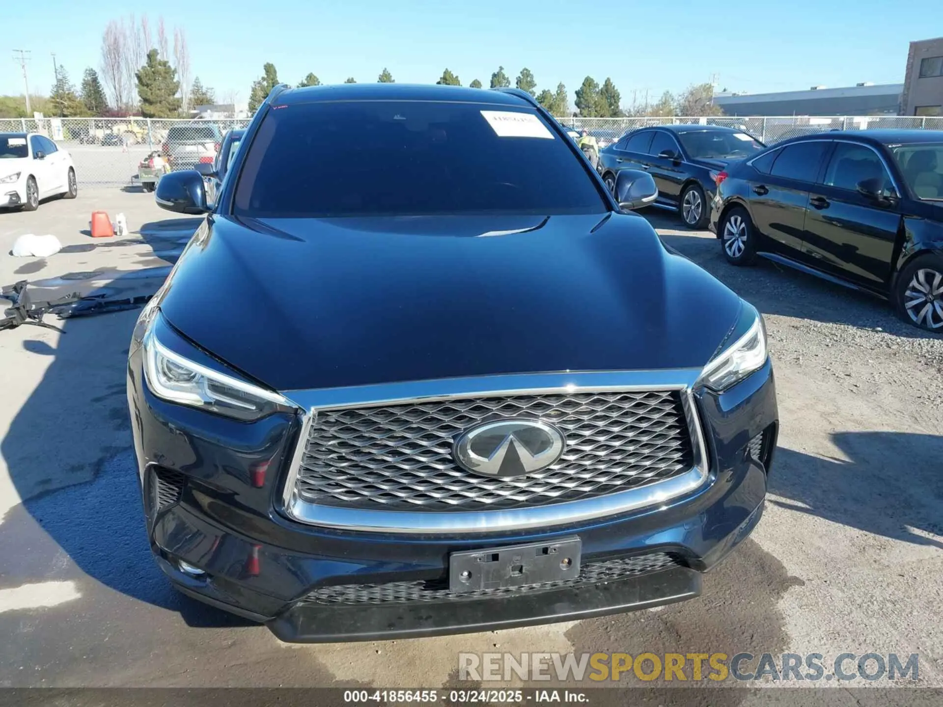 12 Photograph of a damaged car 3PCAJ5BB1MF119650 INFINITI QX50 2021