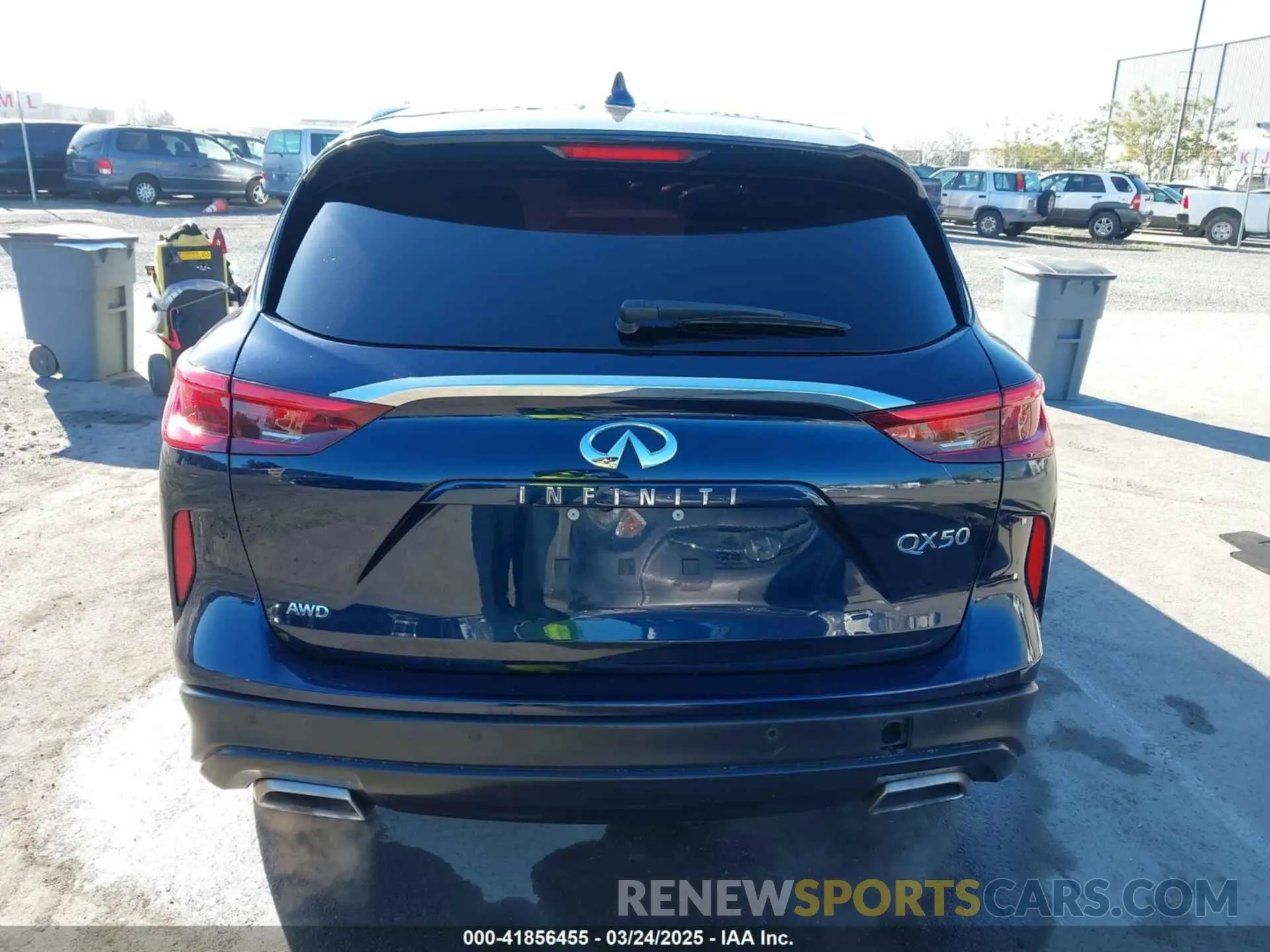 16 Photograph of a damaged car 3PCAJ5BB1MF119650 INFINITI QX50 2021
