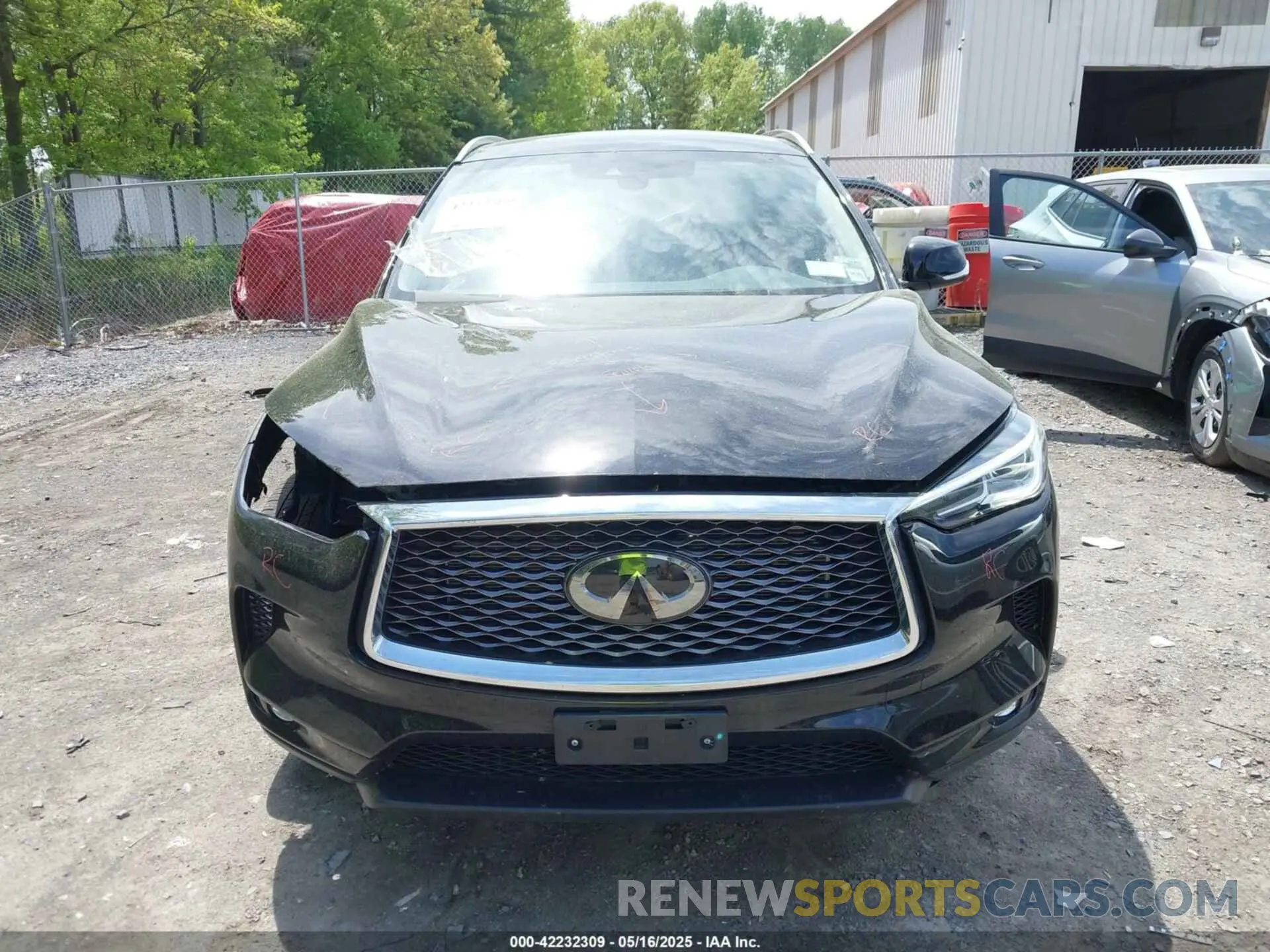 13 Photograph of a damaged car 3PCAJ5BB3MF109038 INFINITI QX50 2021