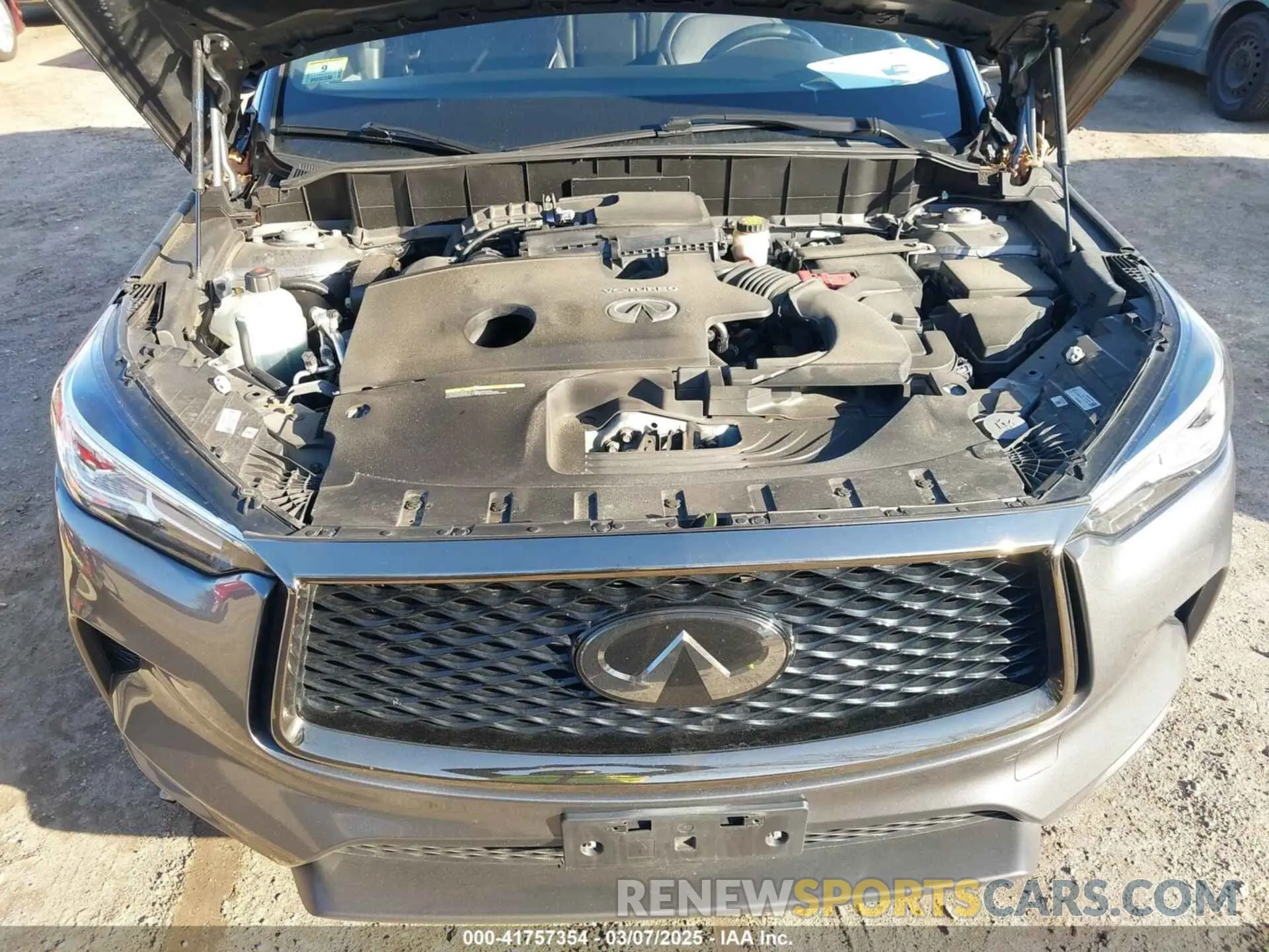 10 Photograph of a damaged car 3PCAJ5BB3MF112859 INFINITI QX50 2021