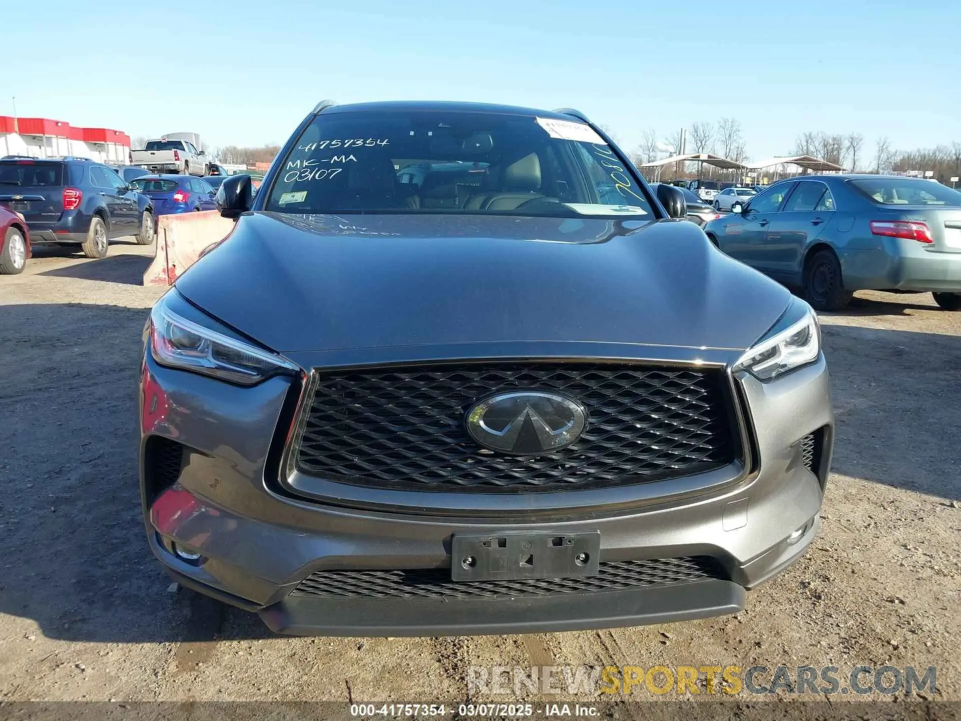 12 Photograph of a damaged car 3PCAJ5BB3MF112859 INFINITI QX50 2021