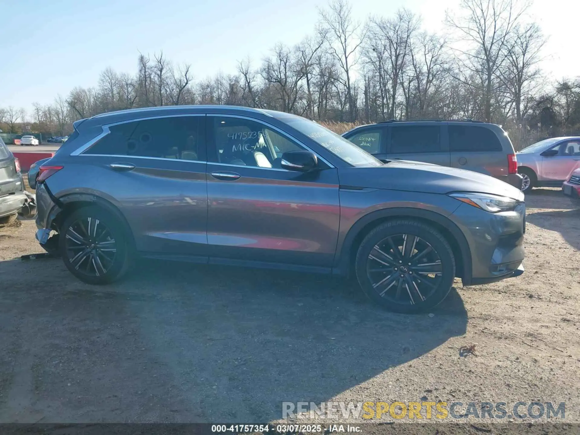 13 Photograph of a damaged car 3PCAJ5BB3MF112859 INFINITI QX50 2021