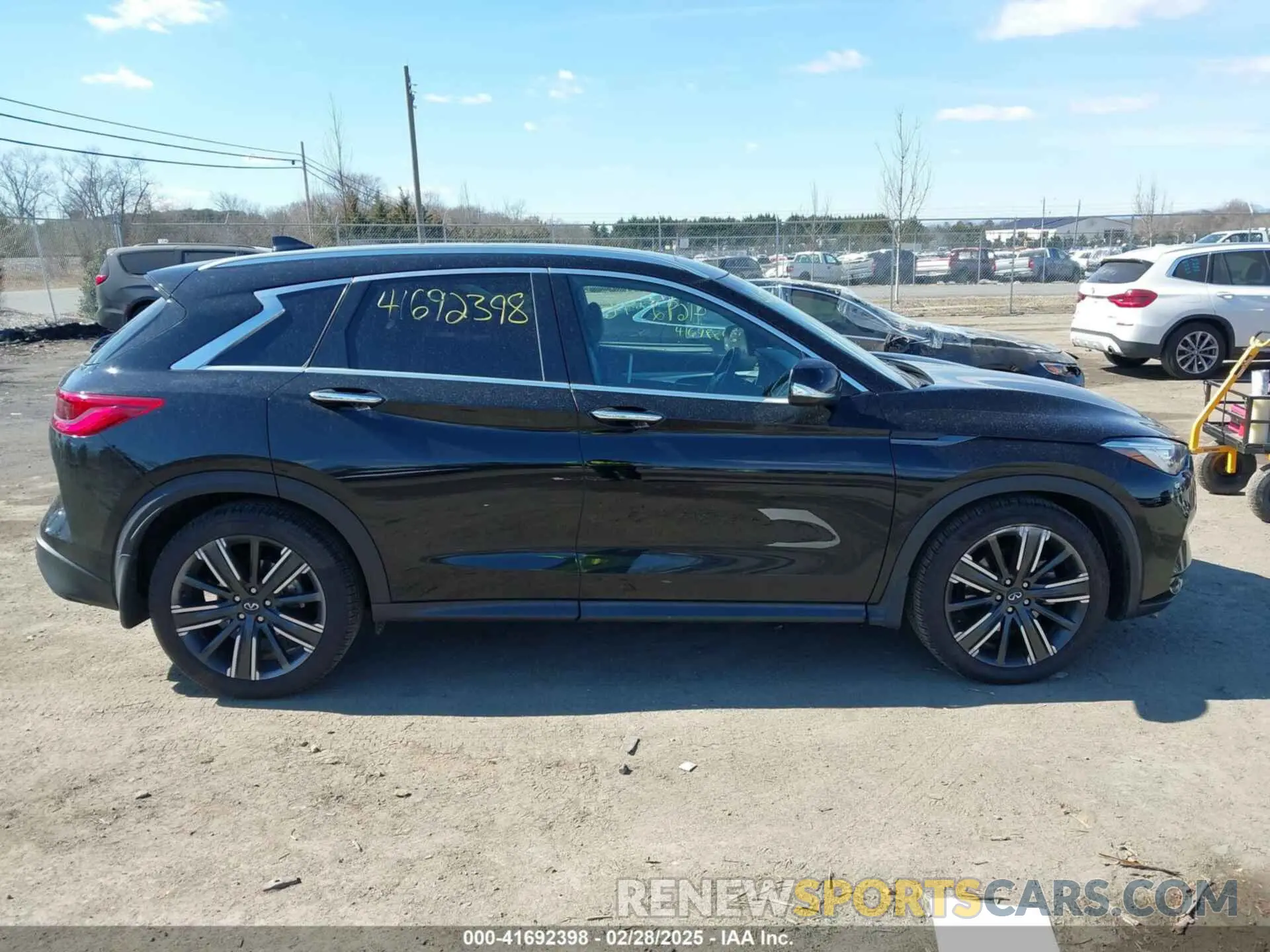 14 Photograph of a damaged car 3PCAJ5BB3MF119293 INFINITI QX50 2021