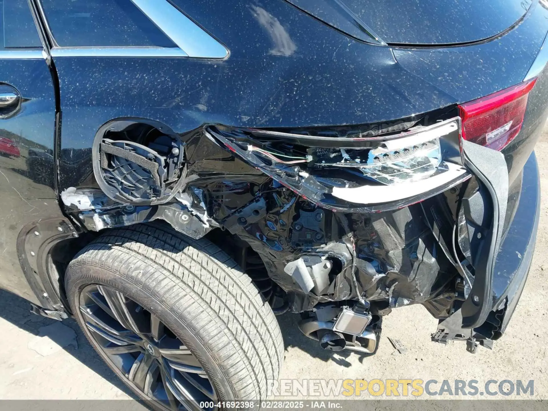 6 Photograph of a damaged car 3PCAJ5BB3MF119293 INFINITI QX50 2021