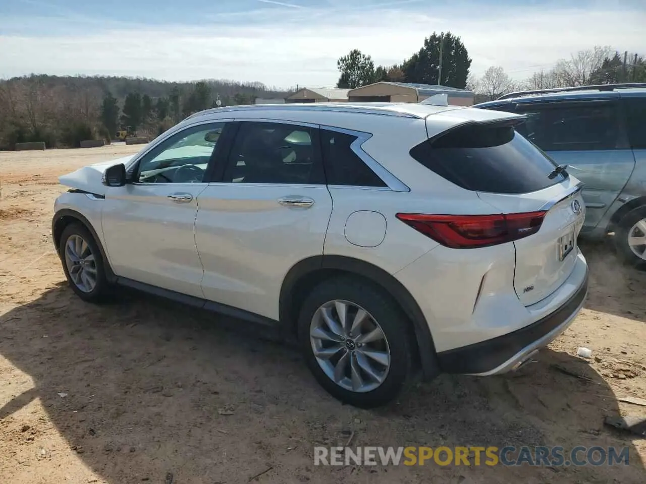 2 Photograph of a damaged car 3PCAJ5BB5MF125399 INFINITI QX50 2021