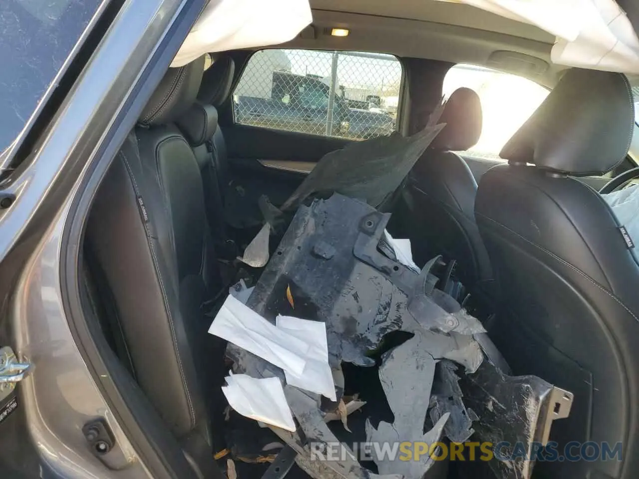 10 Photograph of a damaged car 3PCAJ5BB7MF107986 INFINITI QX50 2021