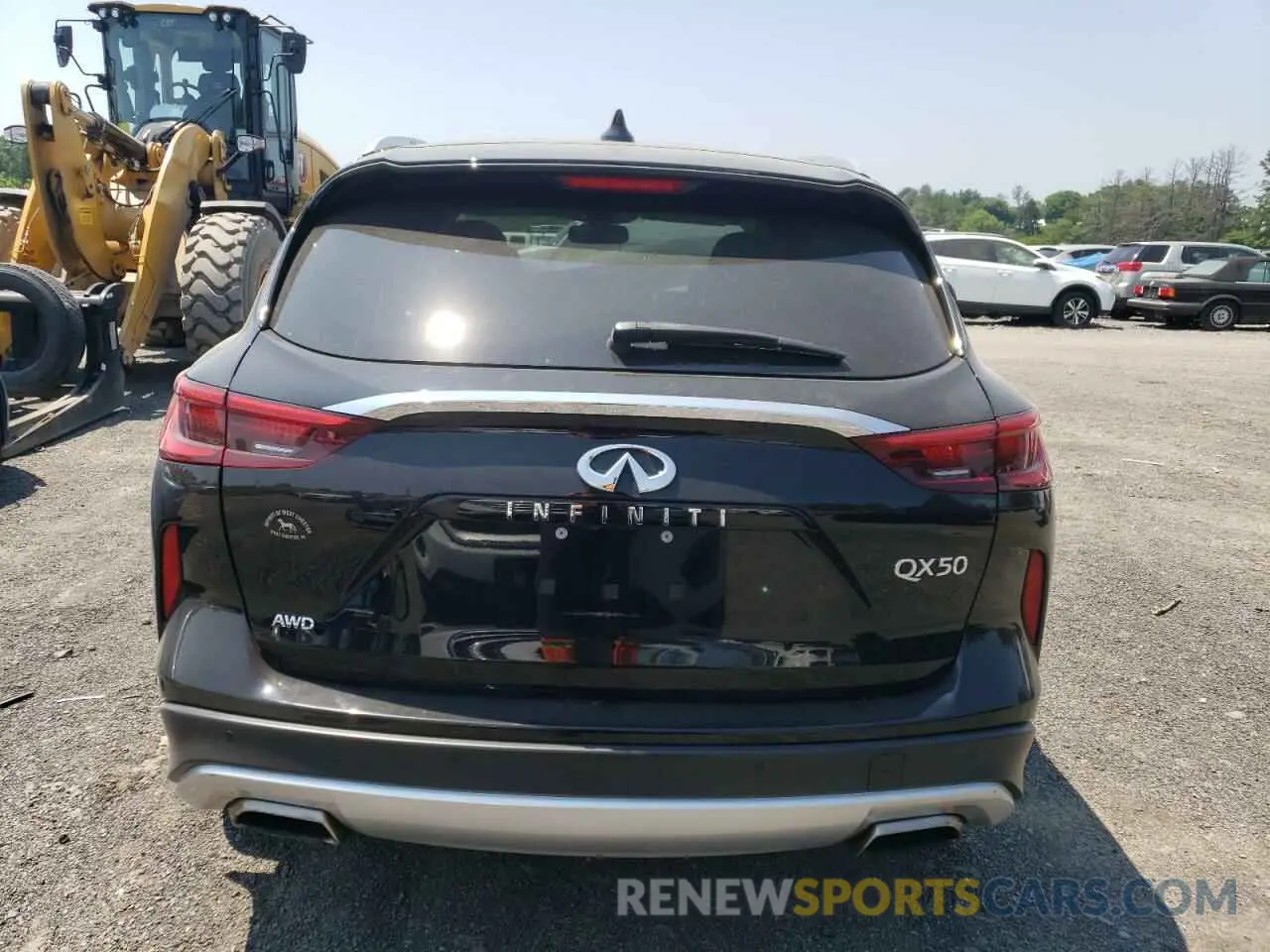 6 Photograph of a damaged car 3PCAJ5BB7MF108944 INFINITI QX50 2021