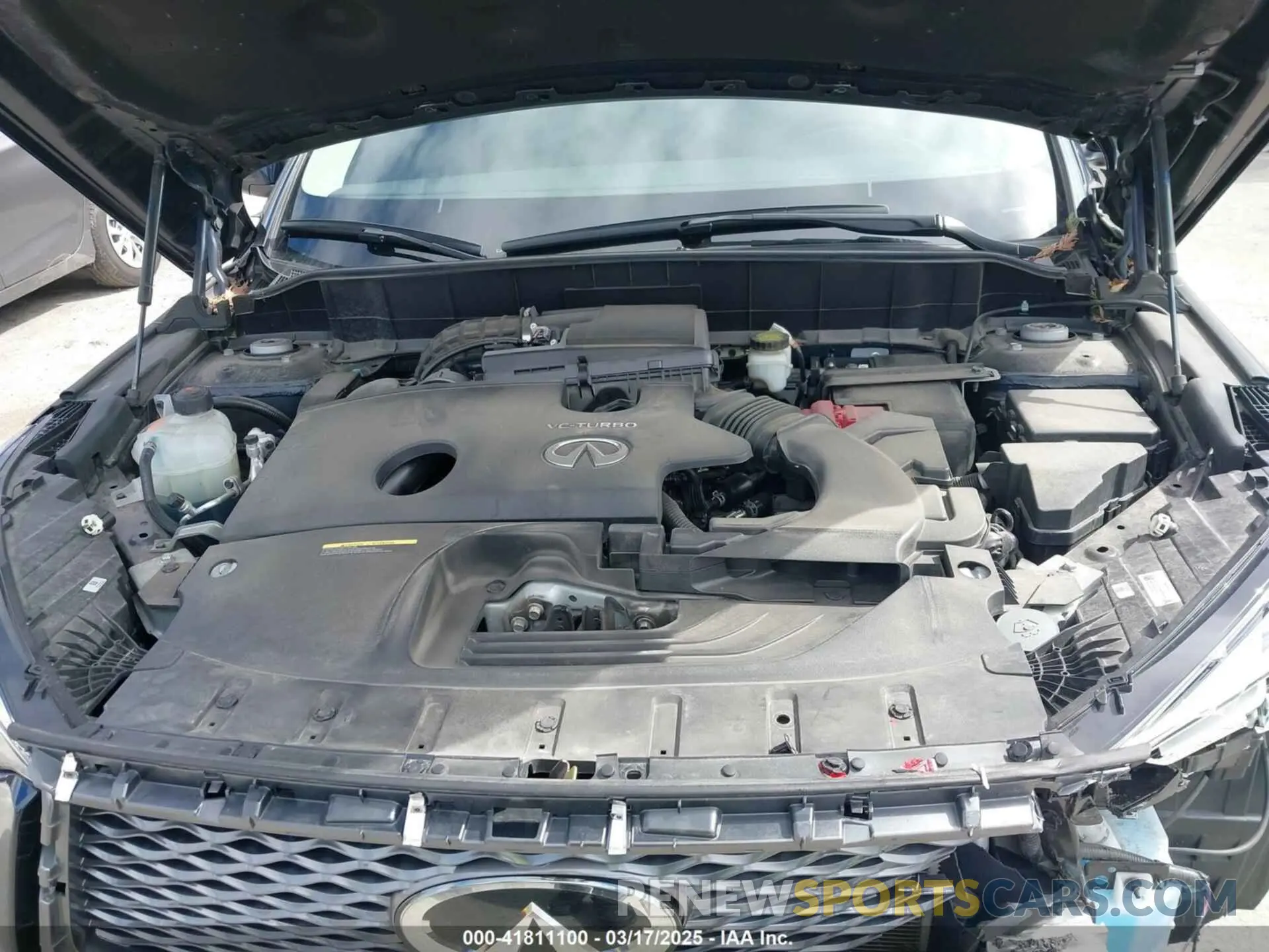 10 Photograph of a damaged car 3PCAJ5BB7MF123895 INFINITI QX50 2021