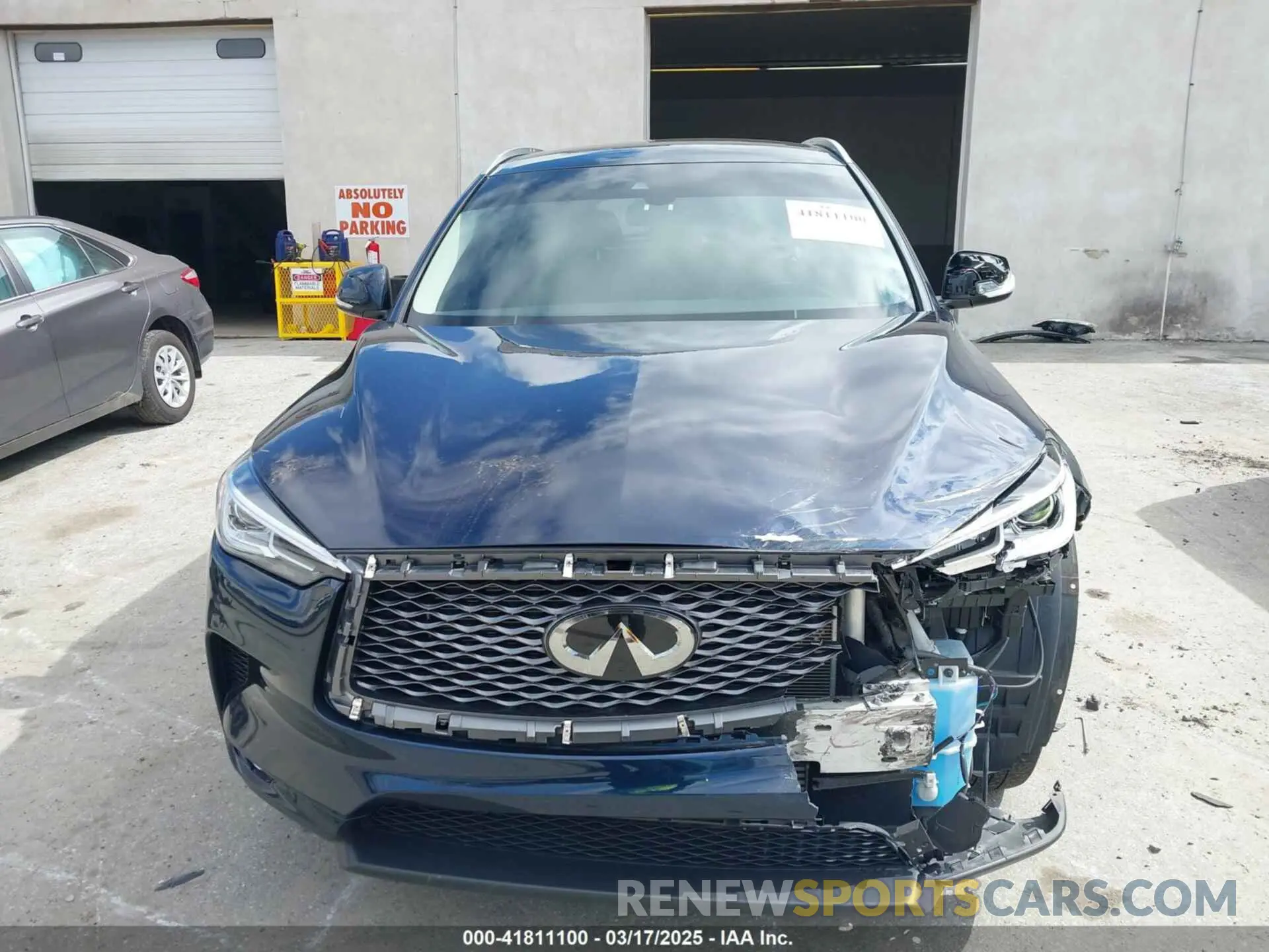 13 Photograph of a damaged car 3PCAJ5BB7MF123895 INFINITI QX50 2021