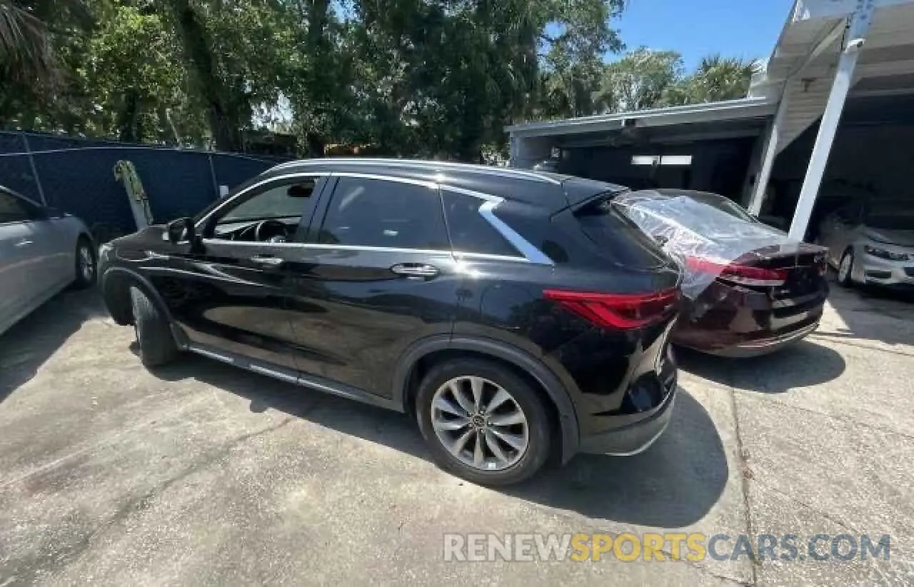 3 Photograph of a damaged car 3PCAJ5BB9MF104247 INFINITI QX50 2021