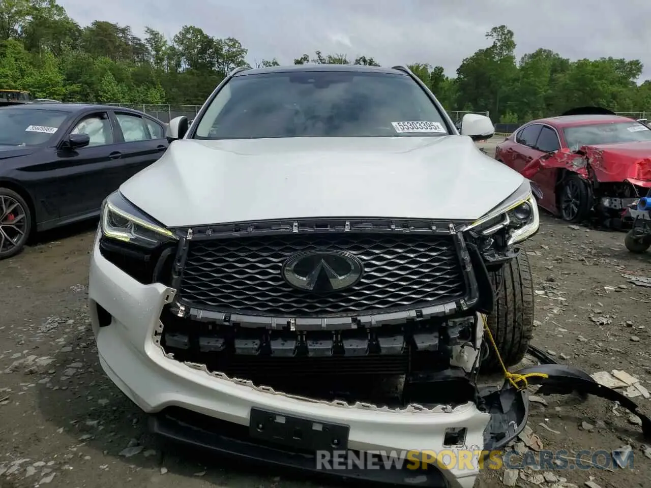 5 Photograph of a damaged car 3PCAJ5BB9MF120951 INFINITI QX50 2021