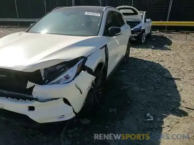 11 Photograph of a damaged car 3PCAJ5BB9MF121288 INFINITI QX50 2021