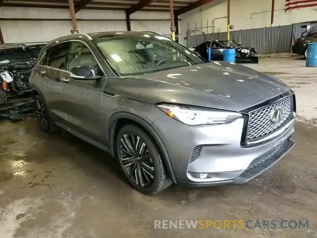 14 Photograph of a damaged car 3PCAJ5BBXMF104676 INFINITI QX50 2021