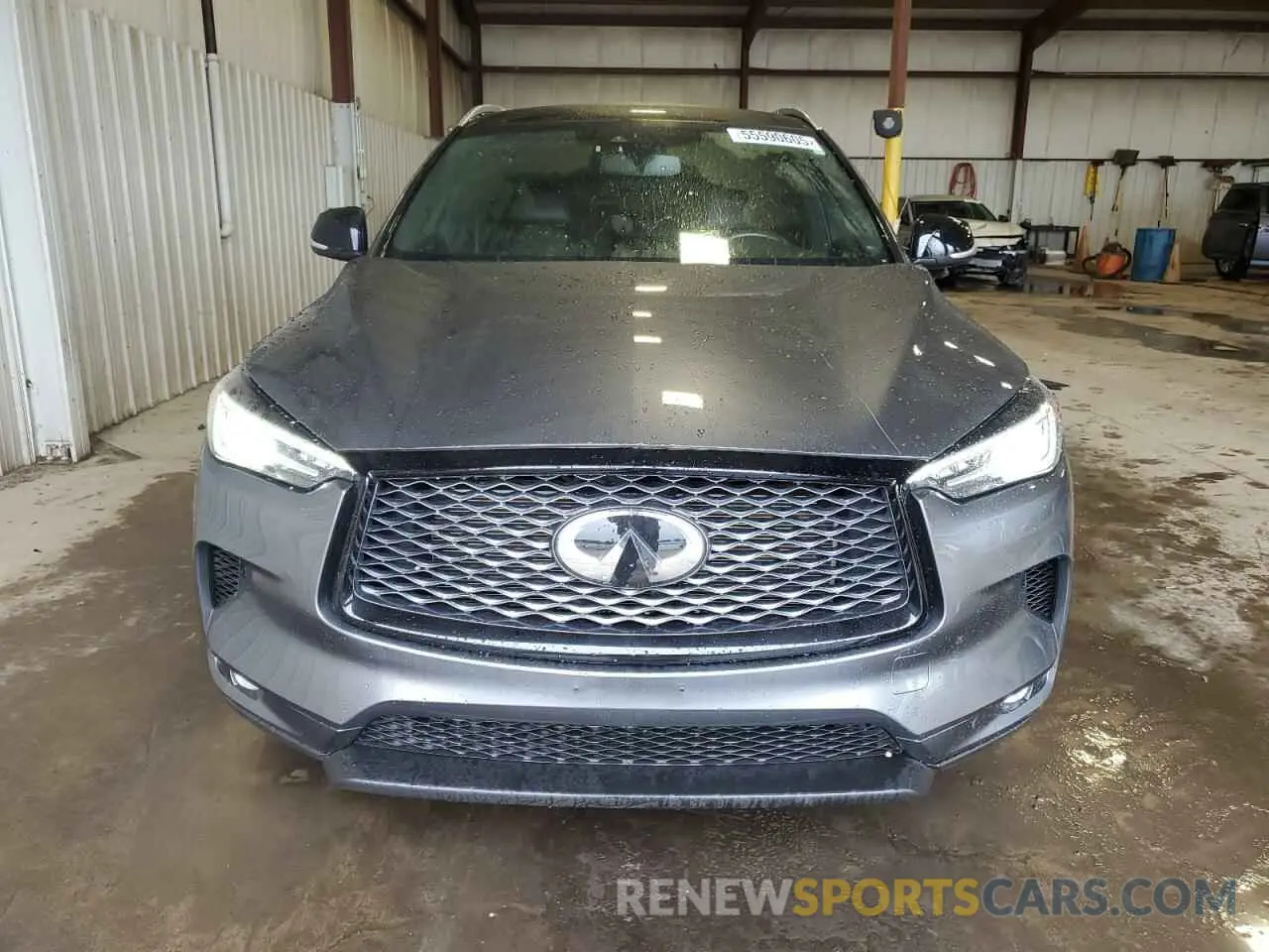 5 Photograph of a damaged car 3PCAJ5BBXMF104676 INFINITI QX50 2021