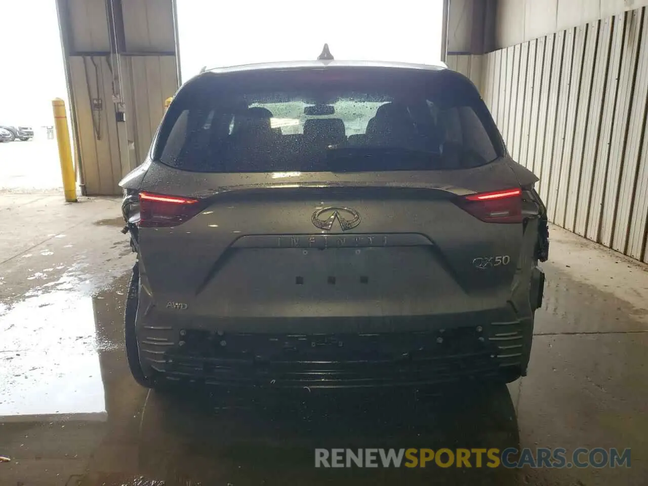 6 Photograph of a damaged car 3PCAJ5BBXMF104676 INFINITI QX50 2021