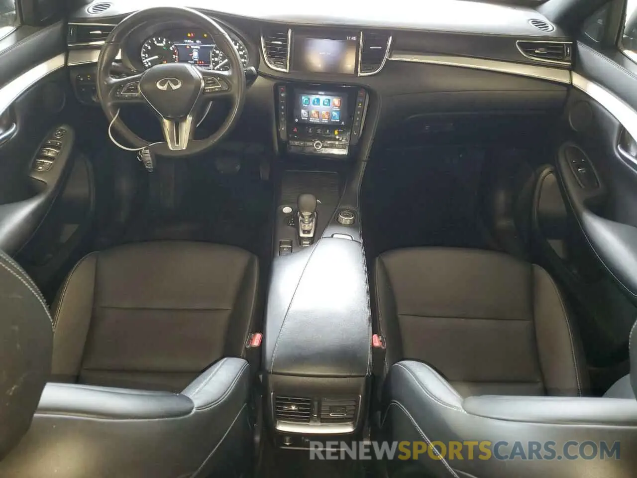 8 Photograph of a damaged car 3PCAJ5BBXMF104676 INFINITI QX50 2021