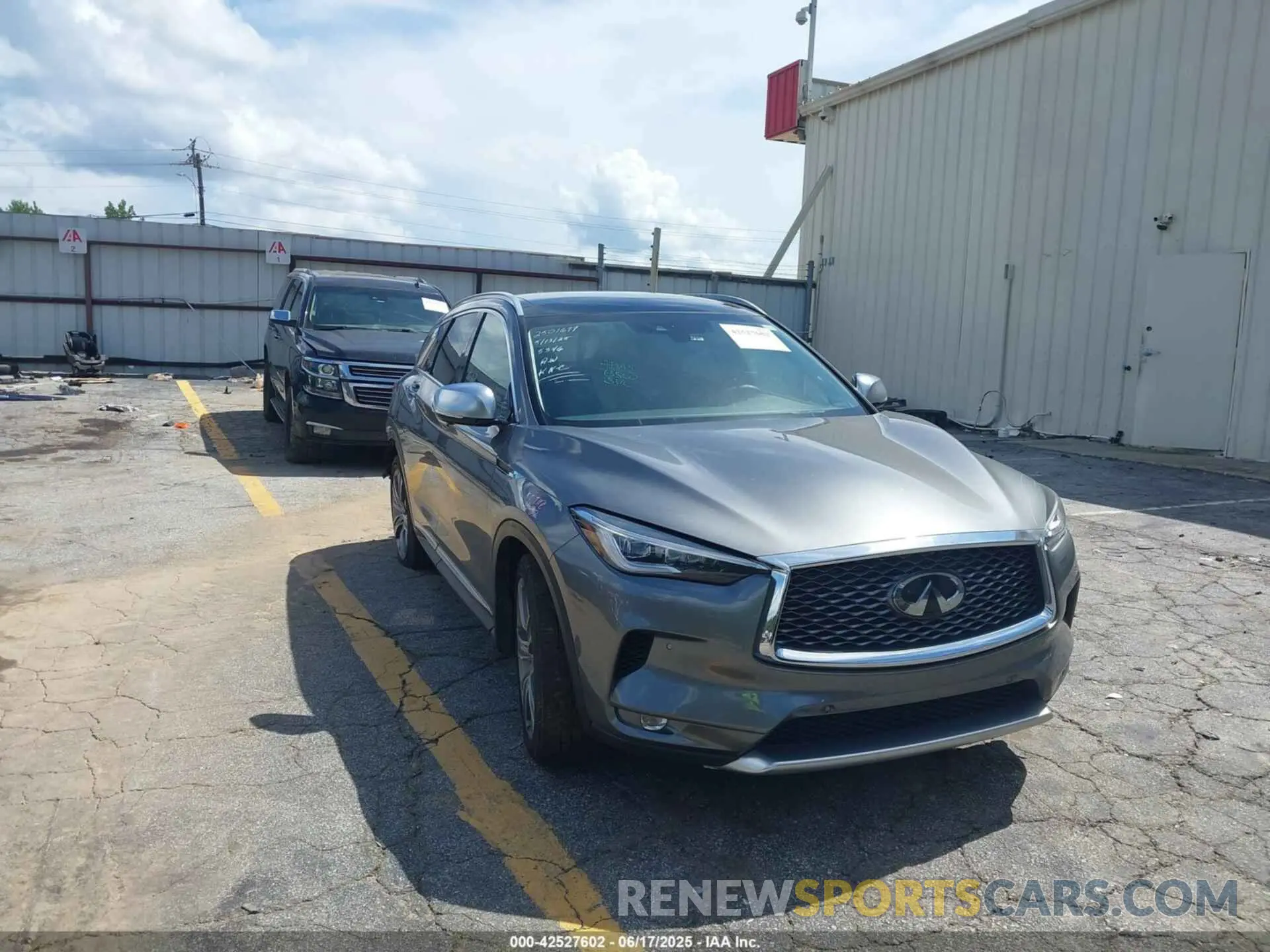 1 Photograph of a damaged car 3PCAJ5CA3MF115346 INFINITI QX50 2021