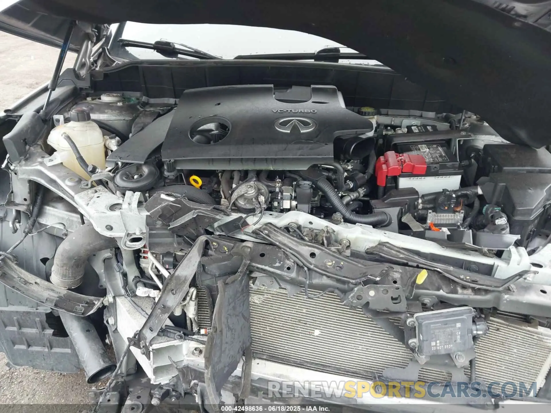 10 Photograph of a damaged car 3PCAJ5CA7MF105001 INFINITI QX50 2021