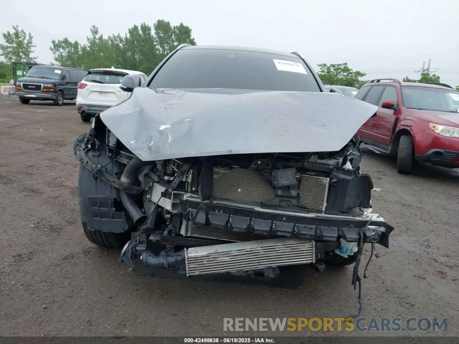 12 Photograph of a damaged car 3PCAJ5CA7MF105001 INFINITI QX50 2021