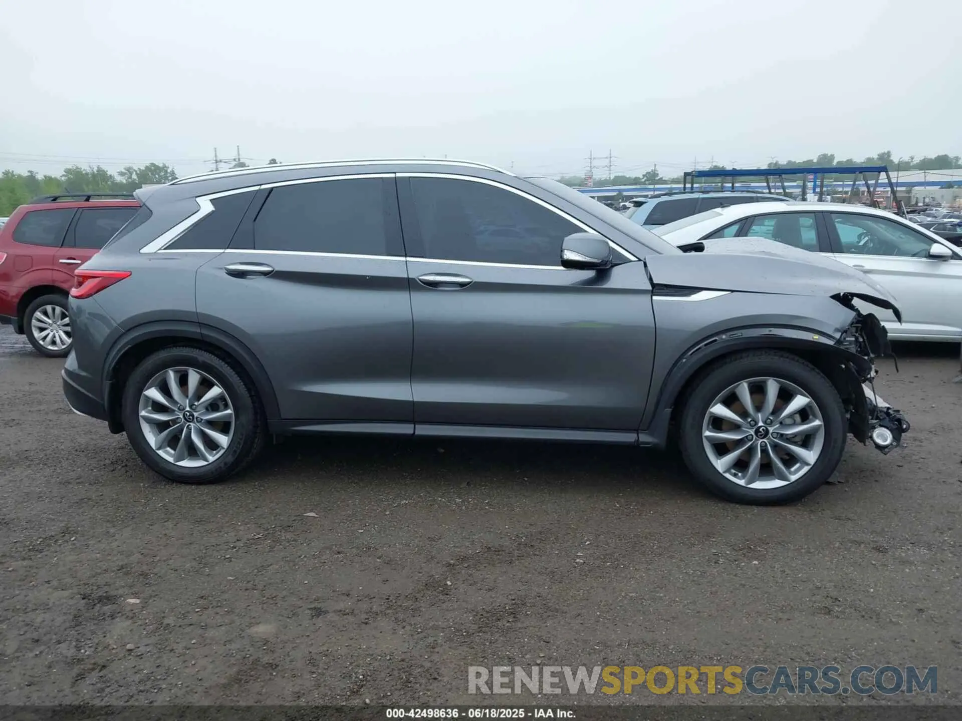 13 Photograph of a damaged car 3PCAJ5CA7MF105001 INFINITI QX50 2021