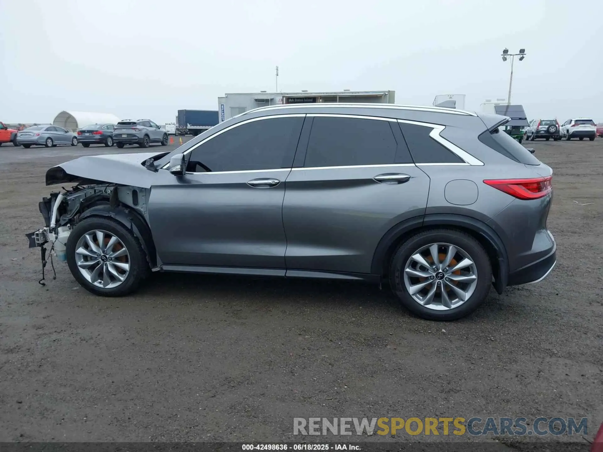 14 Photograph of a damaged car 3PCAJ5CA7MF105001 INFINITI QX50 2021