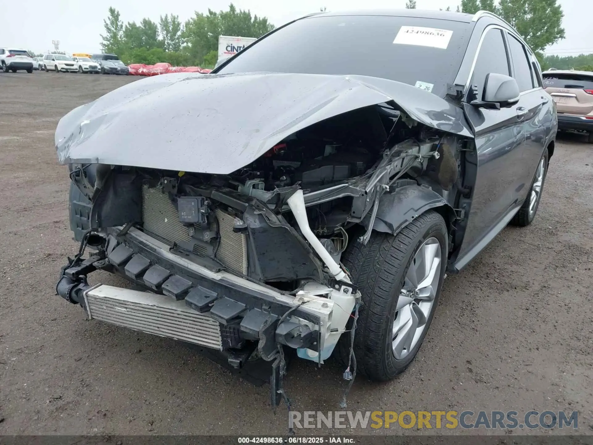 6 Photograph of a damaged car 3PCAJ5CA7MF105001 INFINITI QX50 2021