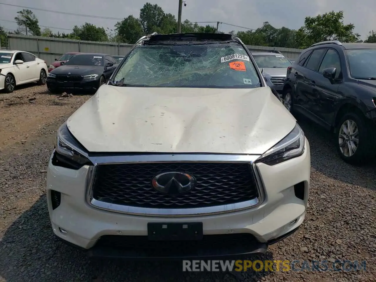 5 Photograph of a damaged car 3PCAJ5CB2MF119218 INFINITI QX50 2021
