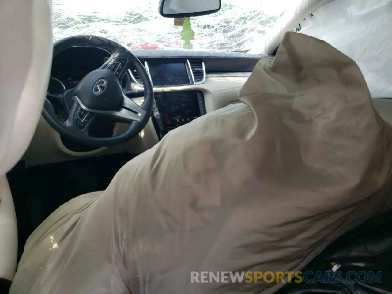 8 Photograph of a damaged car 3PCAJ5CB2MF119218 INFINITI QX50 2021