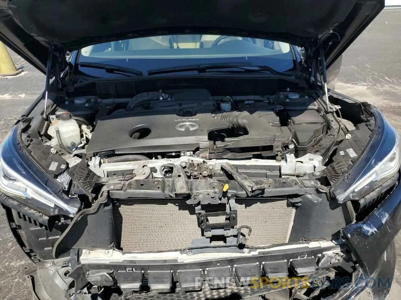 12 Photograph of a damaged car 3PCAJ5CB3MF104596 INFINITI QX50 2021