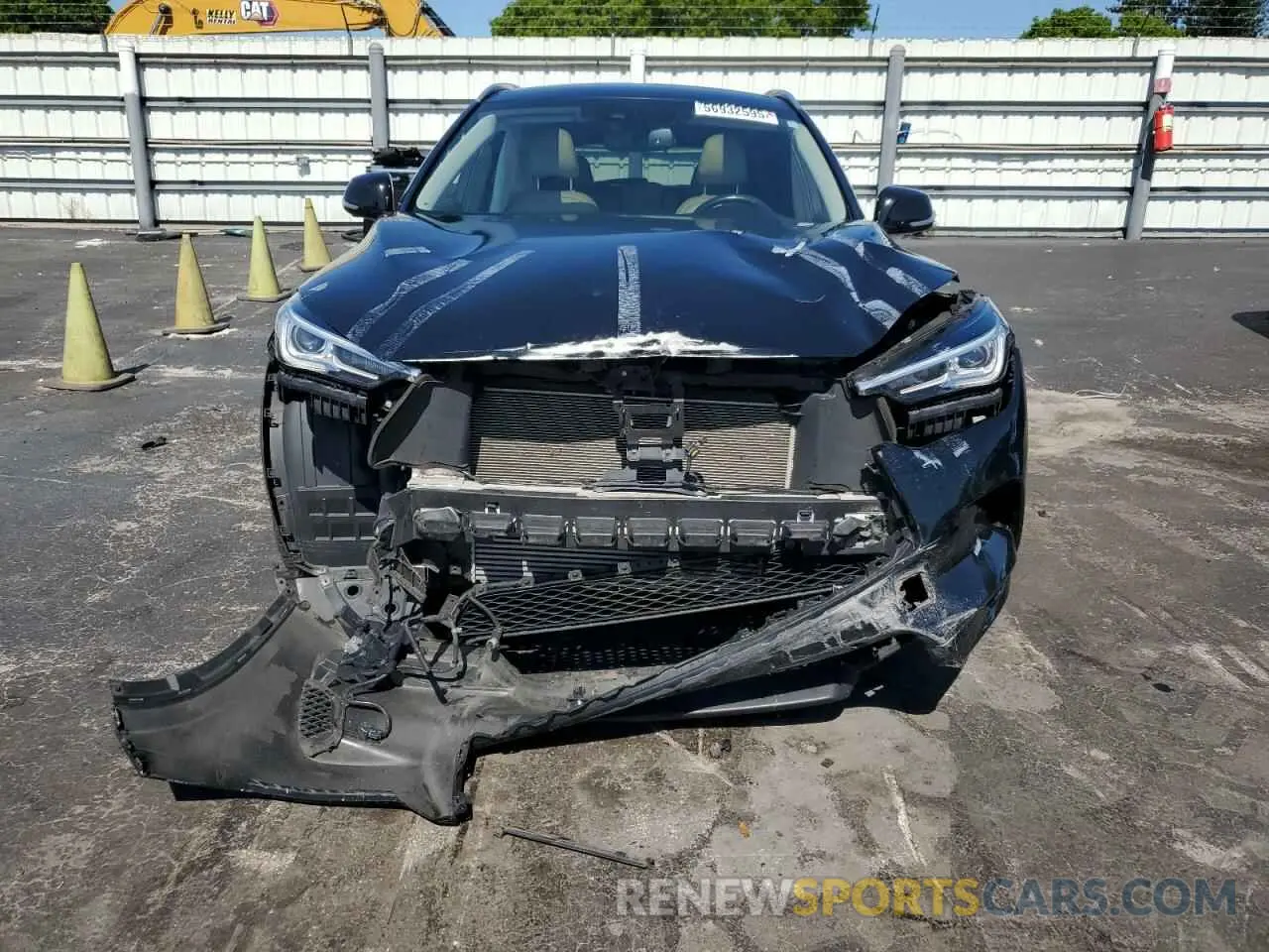 5 Photograph of a damaged car 3PCAJ5CB3MF104596 INFINITI QX50 2021