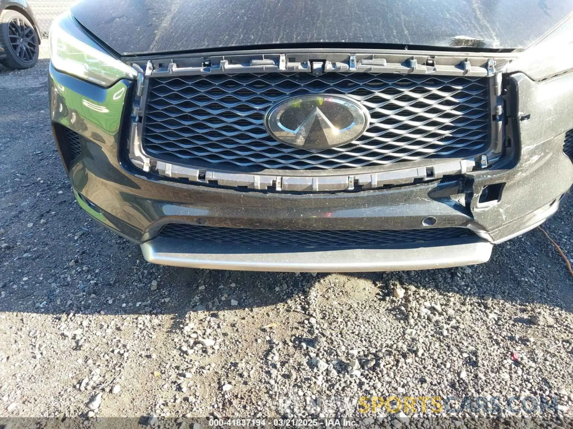 6 Photograph of a damaged car 3PCAJ5DA3MF120545 INFINITI QX50 2021