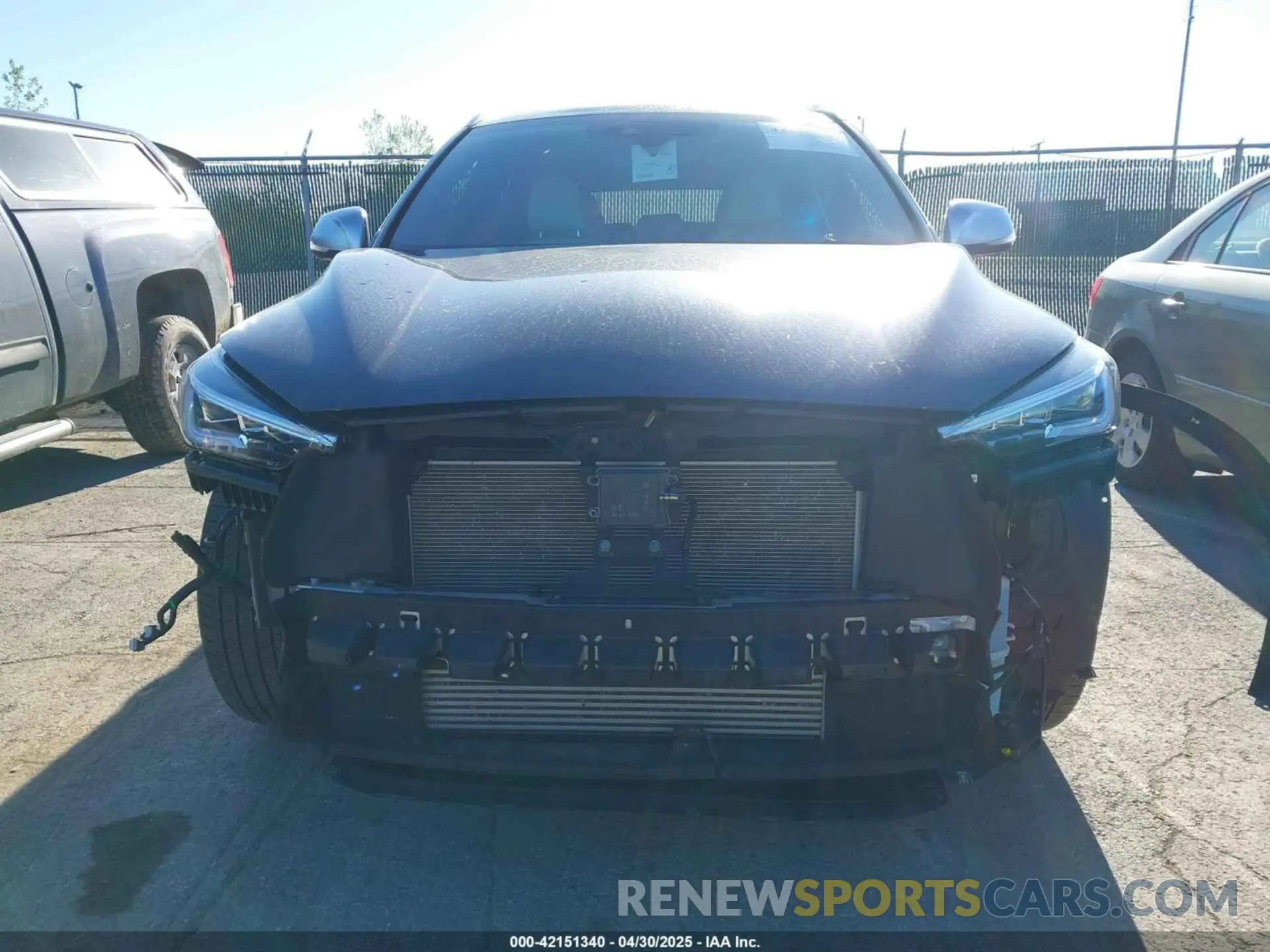 13 Photograph of a damaged car 3PCAJ5DA7MF100797 INFINITI QX50 2021