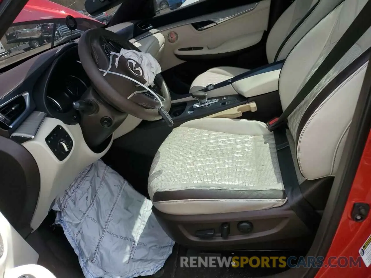 7 Photograph of a damaged car 3PCAJ5DAXMF117447 INFINITI QX50 2021