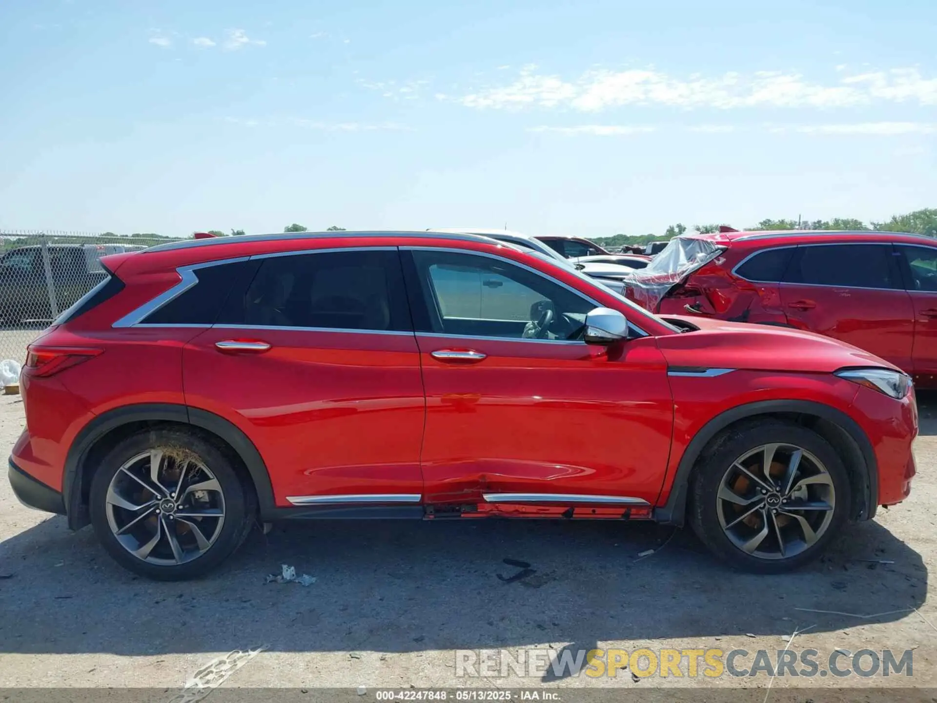 14 Photograph of a damaged car 3PCAJ5DB0MF111875 INFINITI QX50 2021